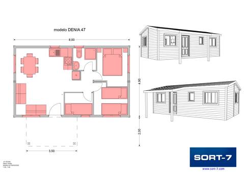 Modelo 47m² Denia