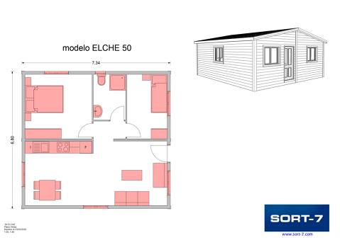 Modelo 50m² Elche