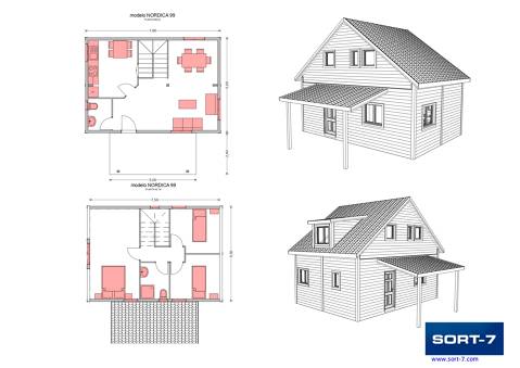 Modelo 99m² Nórdica