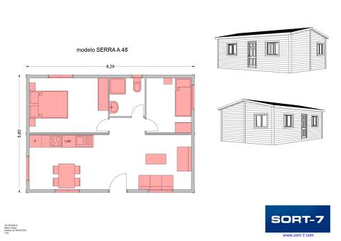 Modelo 48m² Serra A