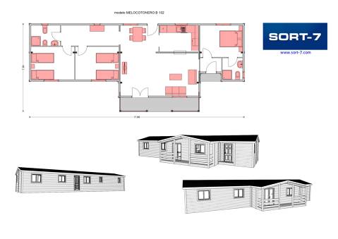 Modelo 102m² Melocotonero B