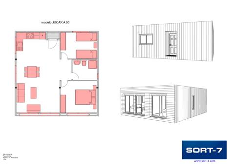 Modelo 60m² Jucar A