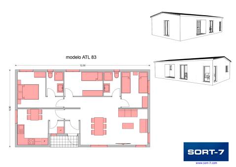 Modelo 83m² ATL