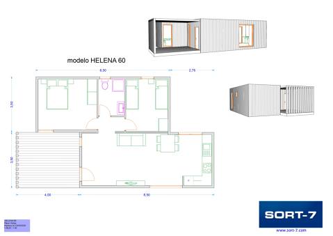 Modelo 60m² Helena