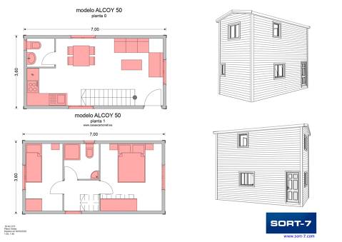 Modelo 50m² Alcoy