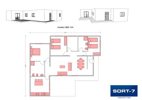 Modelo 144m² QBK